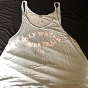 Pink salt water wasted shirt